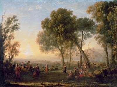 Landscape with a Country Dance by Claude Lorrain